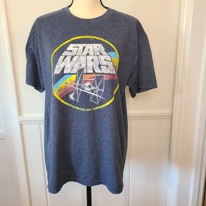Star Wars TIE Fighter T Shirt Unisex Men's Size Large Classic Logo